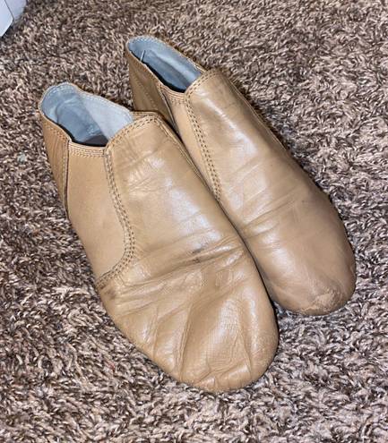 Capizio Tan Leather Jazz Shoes