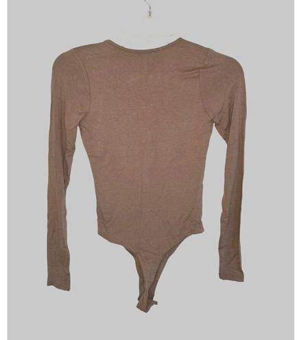 Naked Wardrobe NWT  v-neck bodysuit Size XS