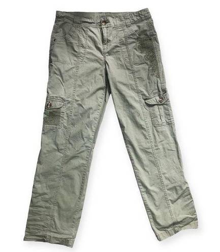 Style & Co  Olive Green High Rise Cargo Pants