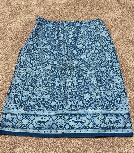 Polo  Jeans Co Ralph Lauren women cotton blue skirt size 8