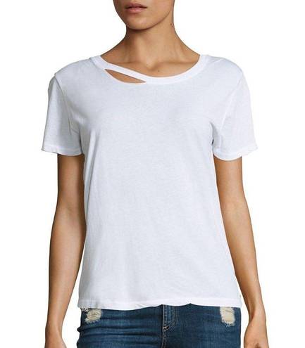 n:philanthropy  Cypress Slit Tee Top in White XSmall New Womens Tshirt