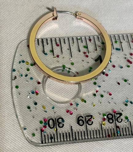 Swavorski Swarovski Rose Gold-tone Plated Hoop NWOT Earrings