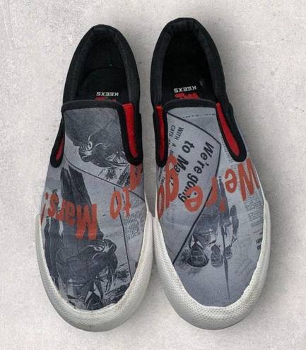 ma*rs KEEXS Casual Slip-On Shoes "We're Going to !"‎