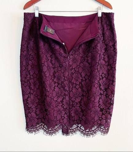 Ann Taylor ✨ 3/$15 SALE ✨   Lace Overlay Pencil Skirt Size 14 NEW