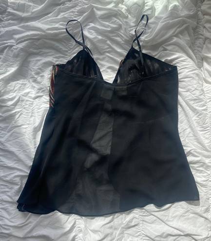 Vintage Velvet Camisole Black Size M