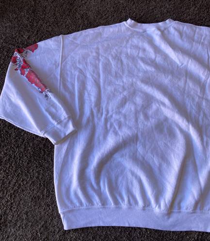 Junkfood Grateful Dead Roses White Sweatshirt XL