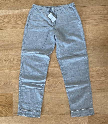 Steven Alan  Boyfriend PJ Top & Pants Set in Gray Melange