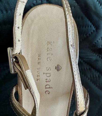 Kate Spade  Shoes |  Strappy Open Toe And Heel Slip On High Heels, Size 7 1/2