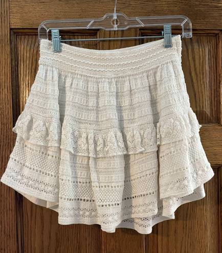 Aerie Rock N Ruffle Mini Skirt