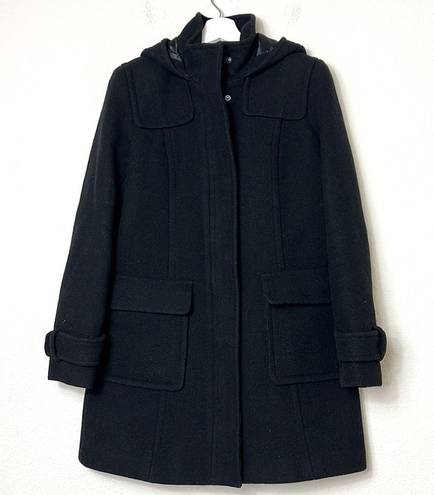 Banana Republic EUC  Black Wool Duffle Coat Jacket