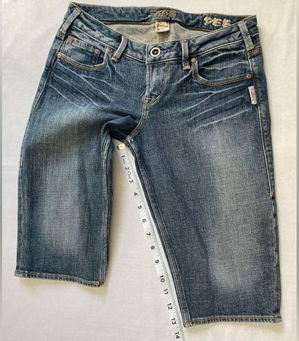 Silver Jeans  Denim Bermuda‎ Shorts Womens Size 26 Blue Medium Wash