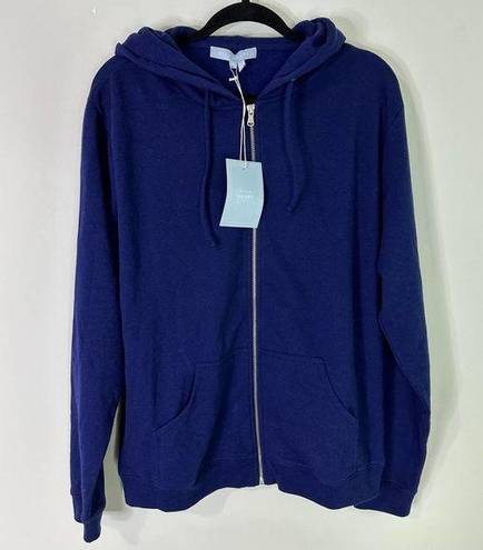 Hill House NEW  The All-Gender Teddy Zip-Up in Navy Blue