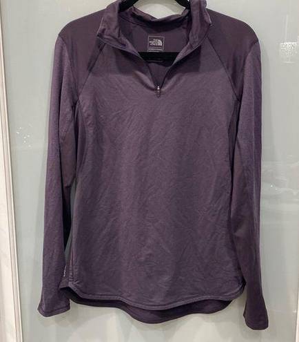 The North Face  Women's Purple Crew Pull Over Sweater FlashDry Sz L