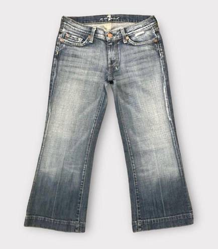 7 For All Mankind DOJO Cropped Jeans Women’s Size 27