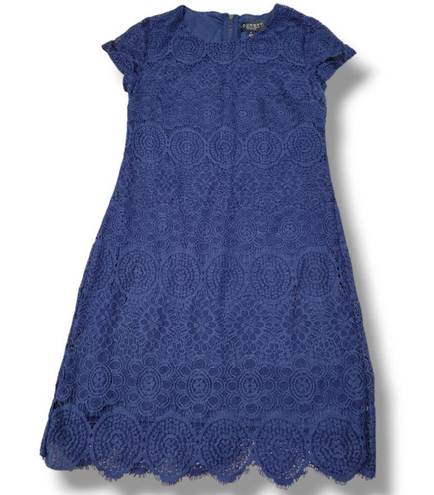 Laundry by Shelli Segal  Los Angeles Dress Size 4 A-Line Floral Lace Dress Lined