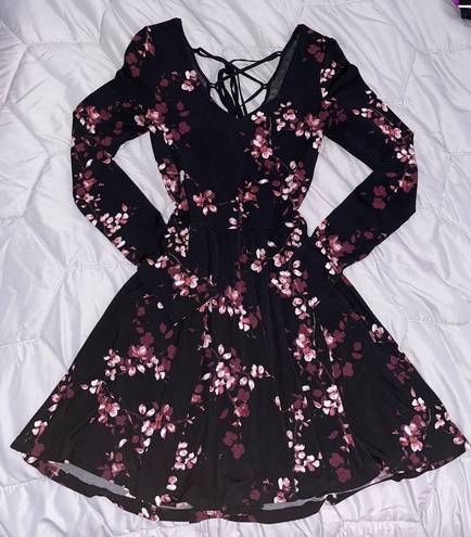 Aeropostale Floral Long Sleeve Dress