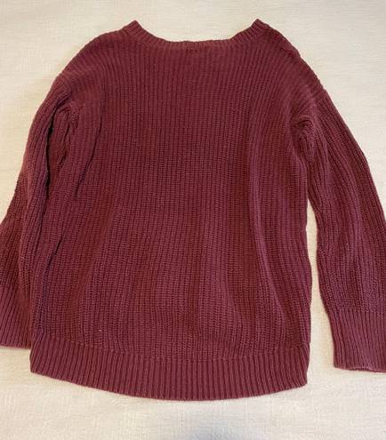 a.n.a Burgundy Sweater