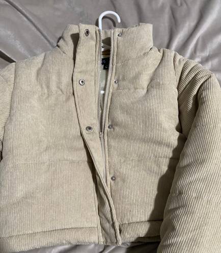 puffer jacket Tan Size M