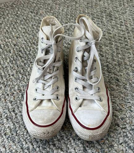 Converse White Hightop