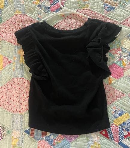 ZARA Ruffle Sleeve Top