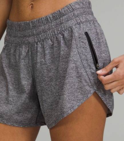 Lululemon | Heathered Gray Tracker Swift Shorts