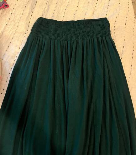 Earthbound dark green flowy pants