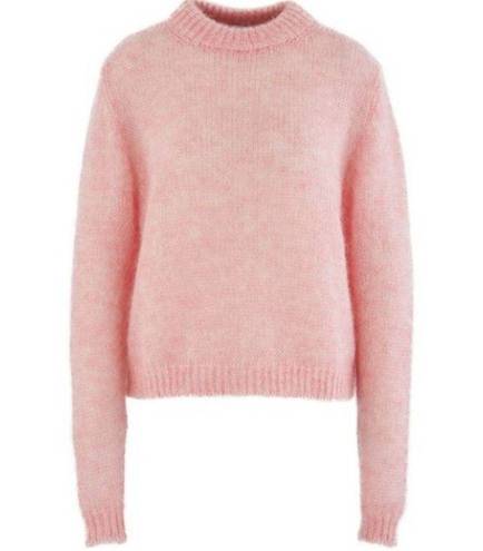 Roseanna  Womens' Pink Mohair CrewNeck Pullover Sweater Size 42 Large NEW