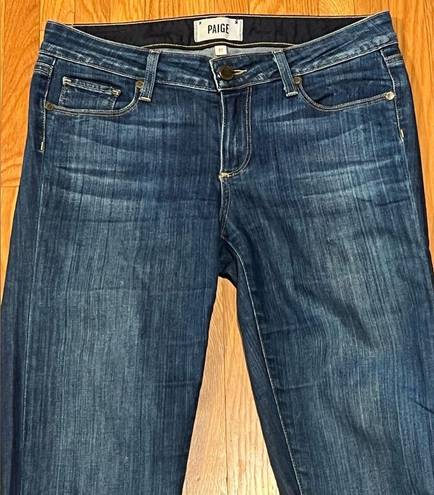 Paige  Women’s Skyline Skinny Stretch Blue Denim 5-Pocket Jeans Size 27