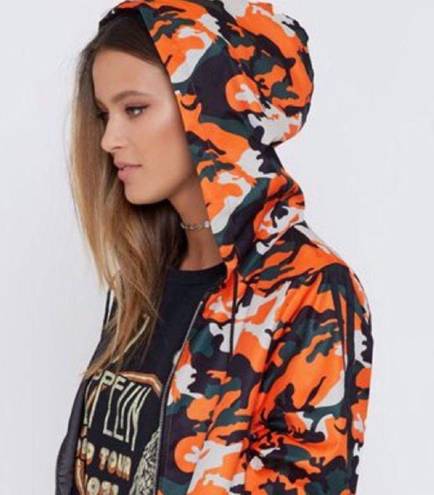 I am gia I.AM.GIA Daytona Camo Bomber Jacket Orange