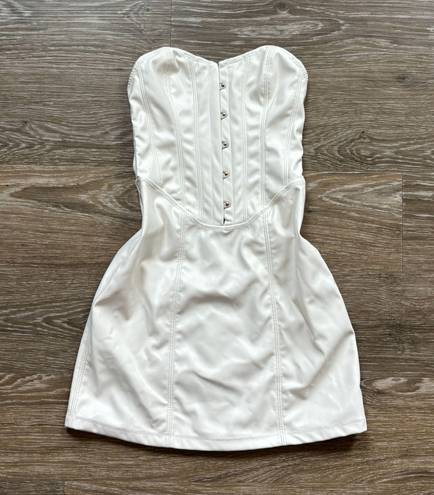 Urban Outfitters White Corset Dress