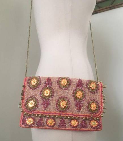 Anthropologie  Beaded Bali Clutch