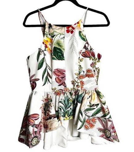 Dahlia Cameo for Anthropology -  Peplum Top - Sz. M