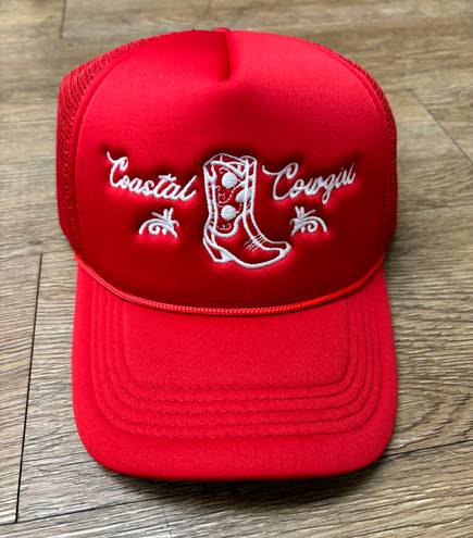 Costal Cowgirl Trucker Hat Red