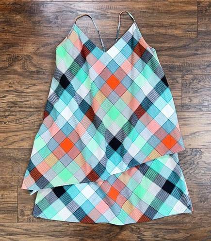 Patagonia  • Dappled Light Dress mini organic cotton rainbow plaid checked