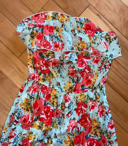 Charlotte Russe Floral Maxi Dress Small