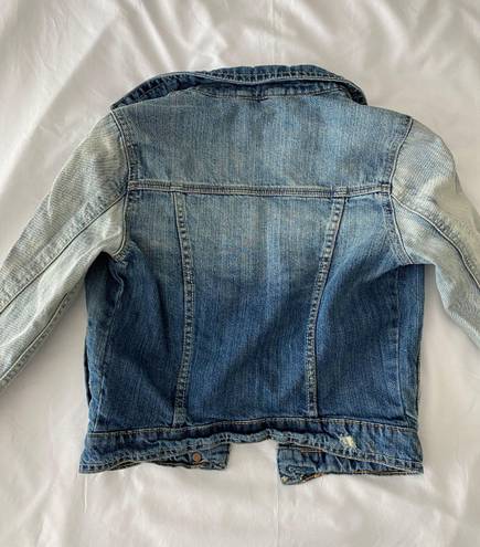 Aeropostale Blue Multi Wash Jean Jacket