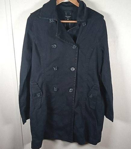 American Eagle  outfitters navy belted trench coat size Medium 2omen