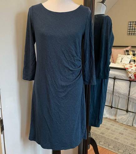 Loft Medium Blue Maternity Dress