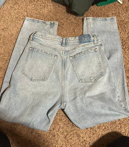 Abercrombie & Fitch Curve love Ultra High Rise 90s Straight Jean