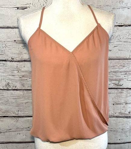 Lily White  Crossover Front Cami Top Blush-XS