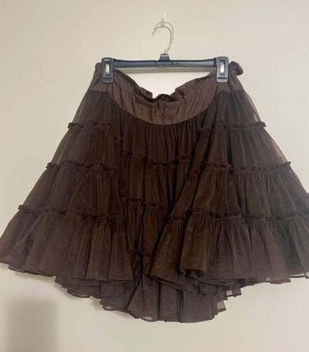 brown tutu Size M