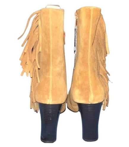 Predictions Carmel Colored Fringe Boots