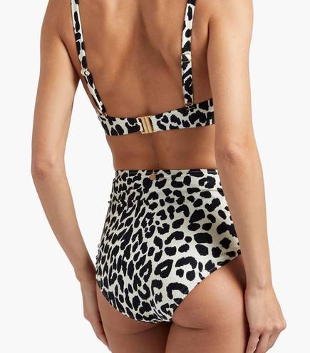 Tigerlily NWT  Ava leopard-print high-rise bikini briefs XS