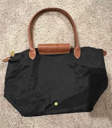 Longchamp Large Le Pliage Black Tote