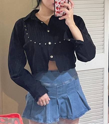 Aeropostale denim mini skirt