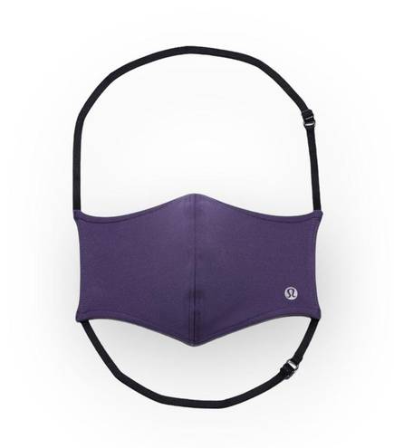 Lululemon HTF: new  ॐ Double Strap Face Mask ॐ Midnight Orchid Nulu Fabric ॐ