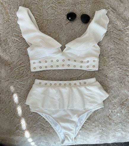 WHITE BIKINI SET Size M