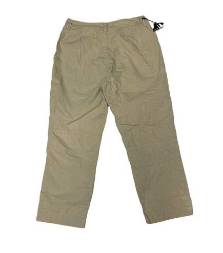 Helly Hansen  Tan Beige Cropped Pants Womans Size Medium