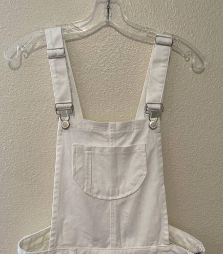 Harper White Overalls