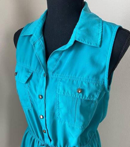 Bebop  Be You Be Fee Turquoise Dress Size Medium